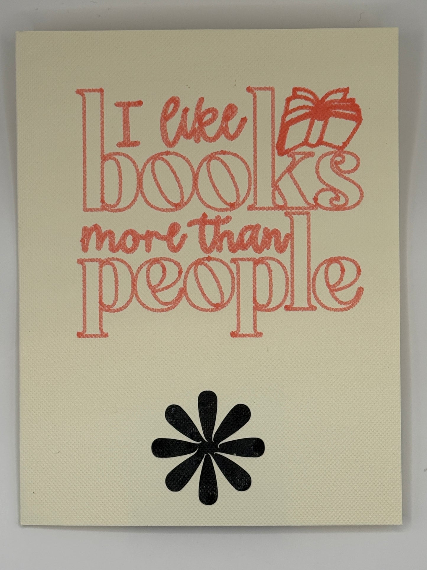 I Like Books More Than People
