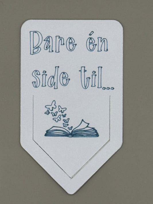 Bare én side til