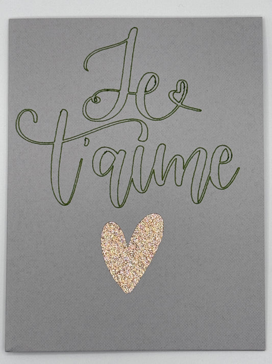 Je t'aime