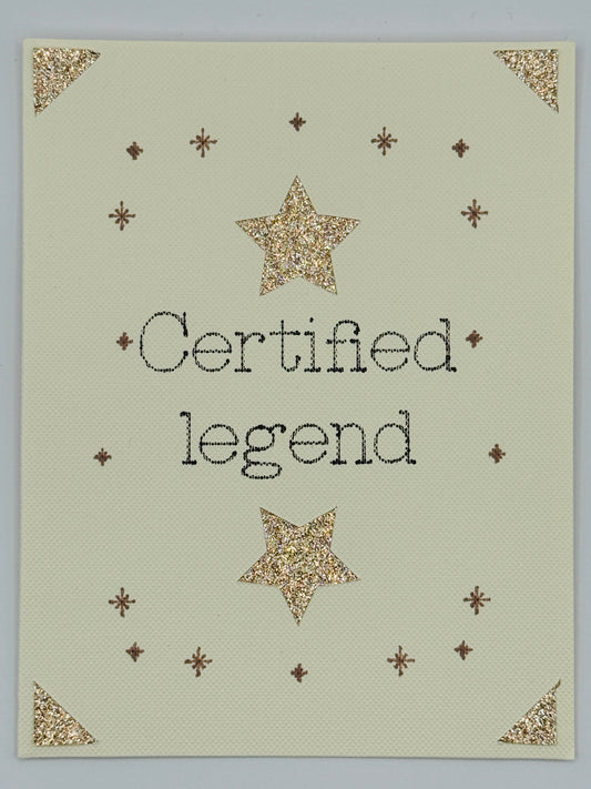Certified Legend