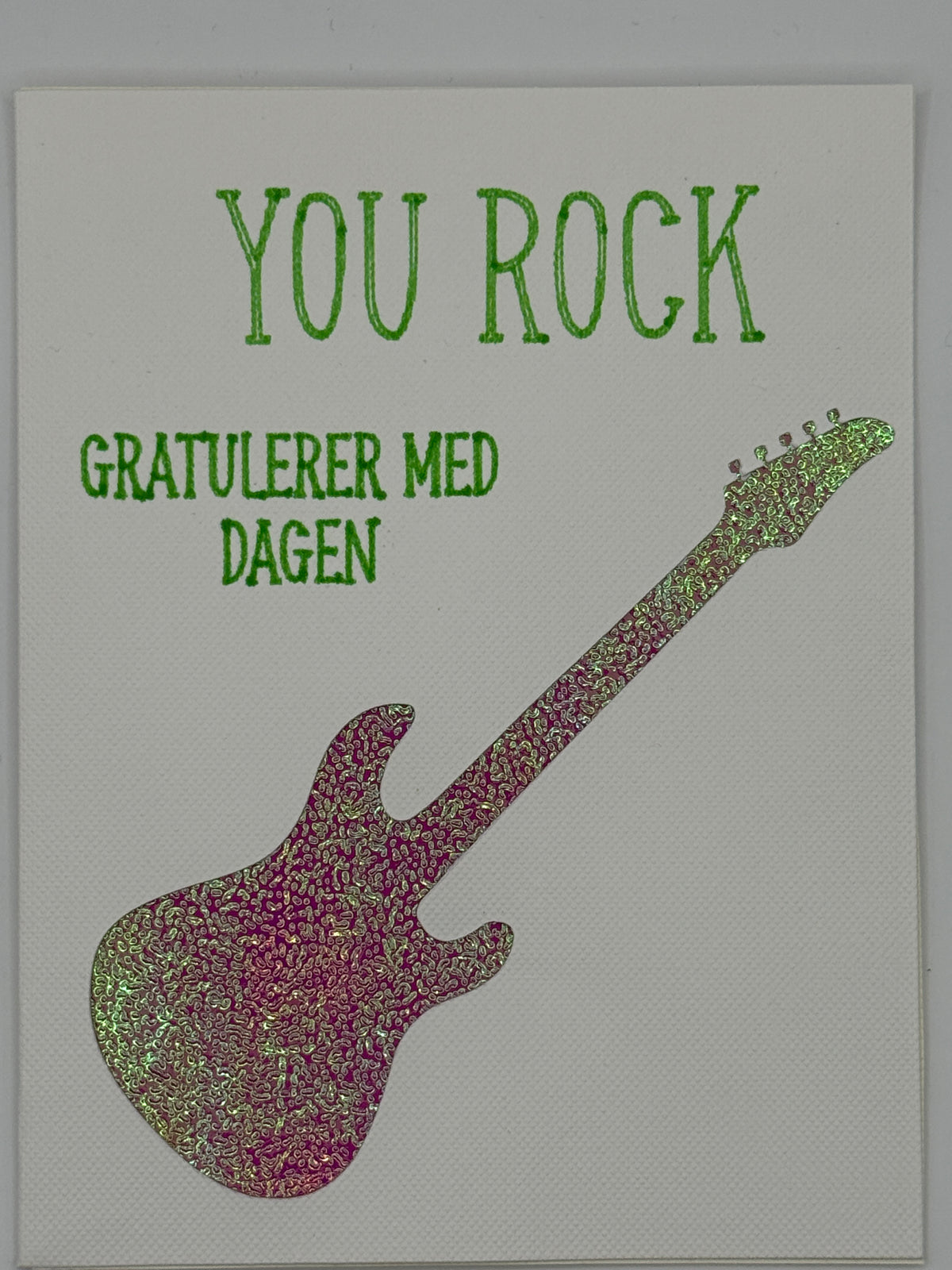 YOU ROCK – Gratulerer med dagen