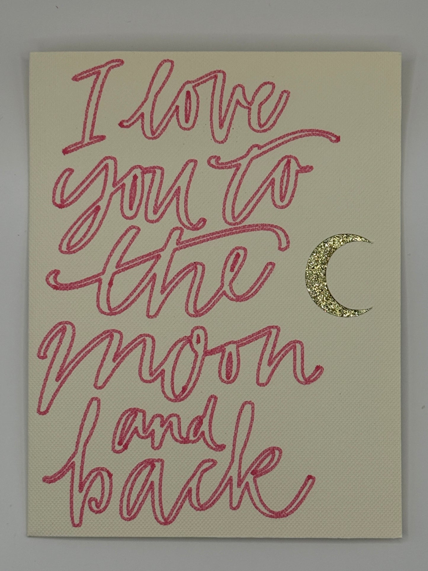 I love you to the moon and back