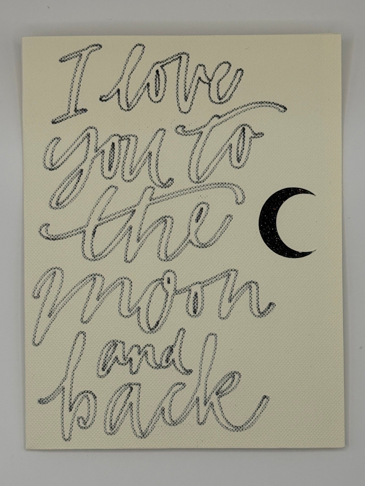 I love you to the moon and back