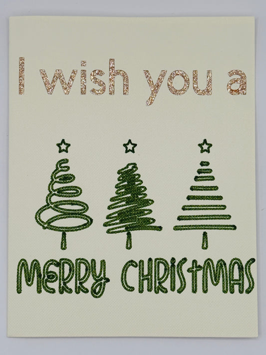 I wish you a merry christmas