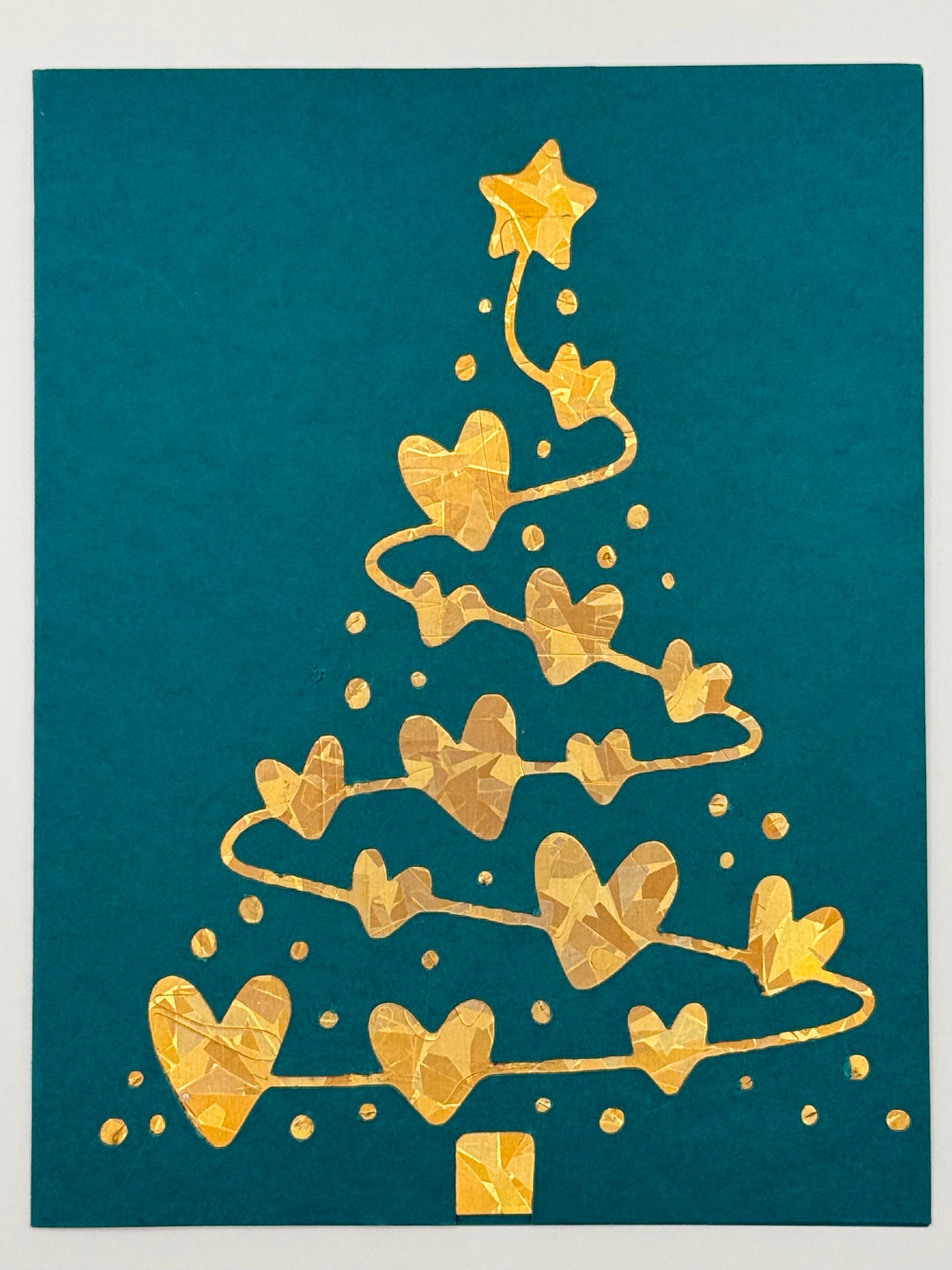 Golden Christmas Tree