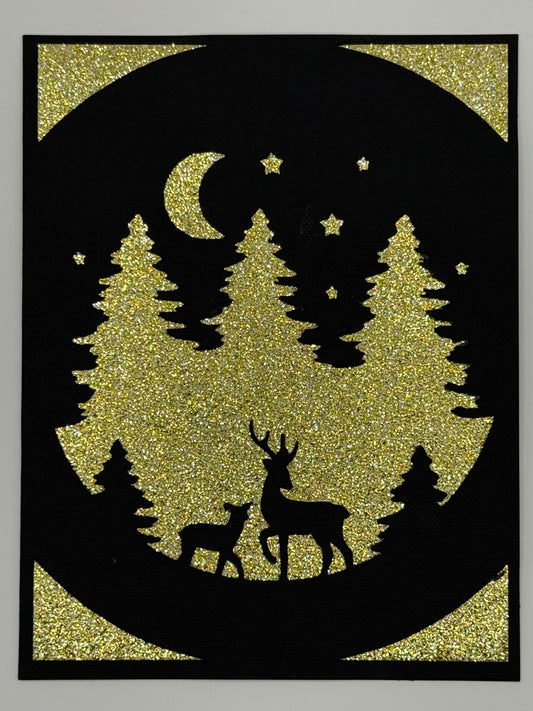 Jul - dyr i skogen