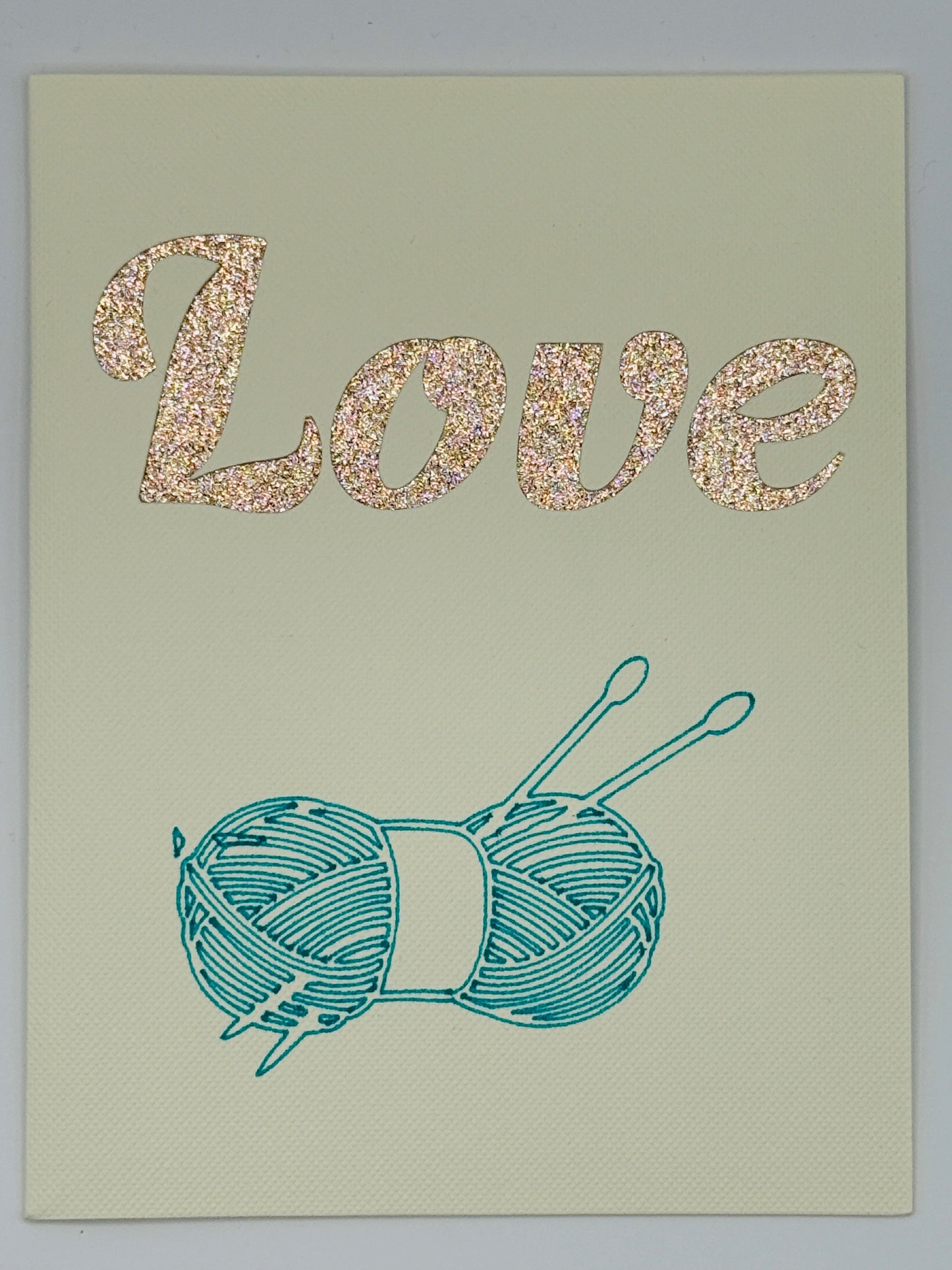 Love Knitting – Blågrønn