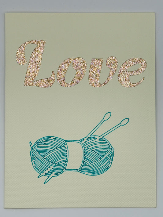 Love Knitting – Blågrønn