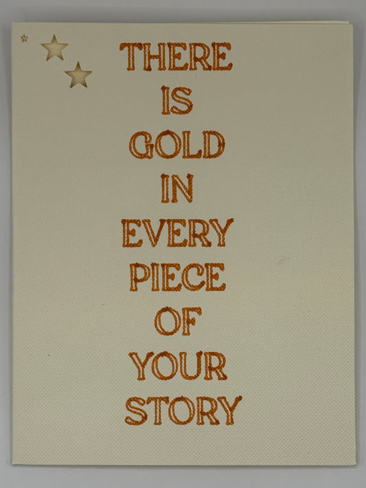 There Is Gold in Every Piece of Your Story – oransje