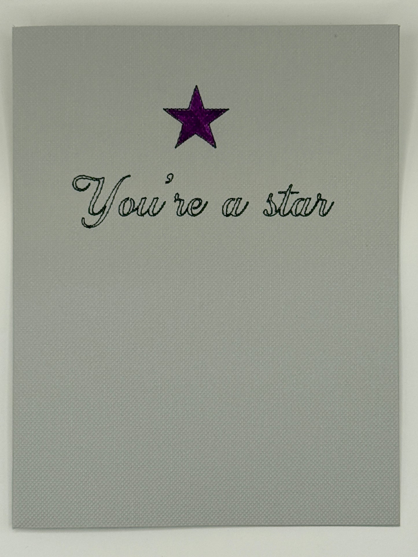 You're a star