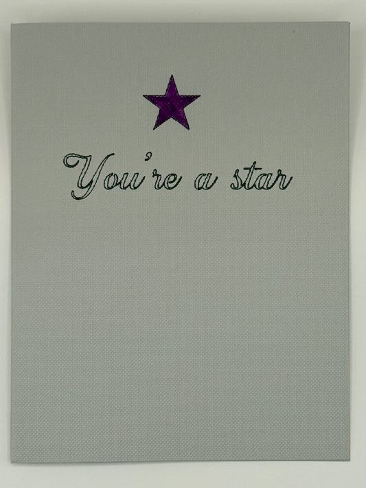 You're a star