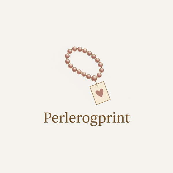 Perlerogprint logo med tekst